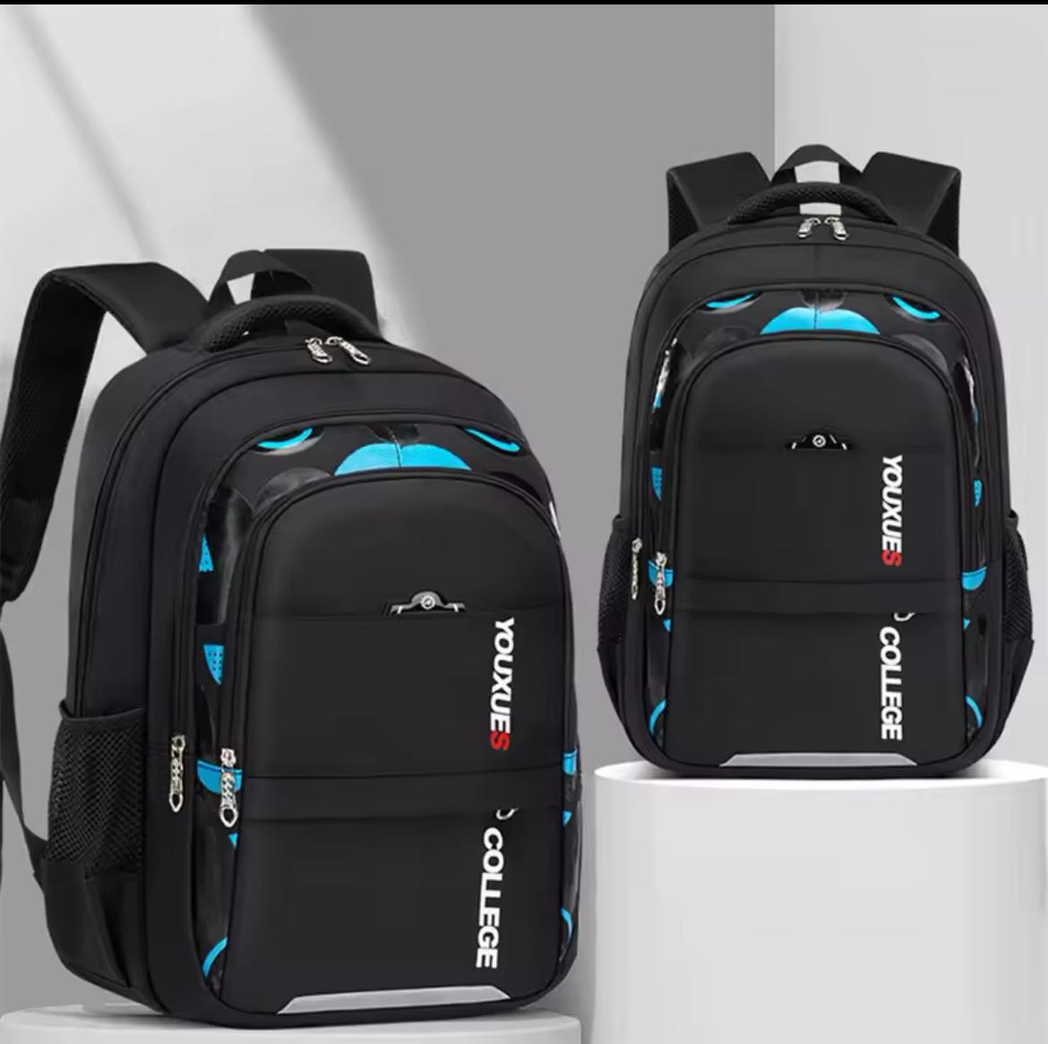 Large Waterproof School Backpack for Kids - Black or Pink