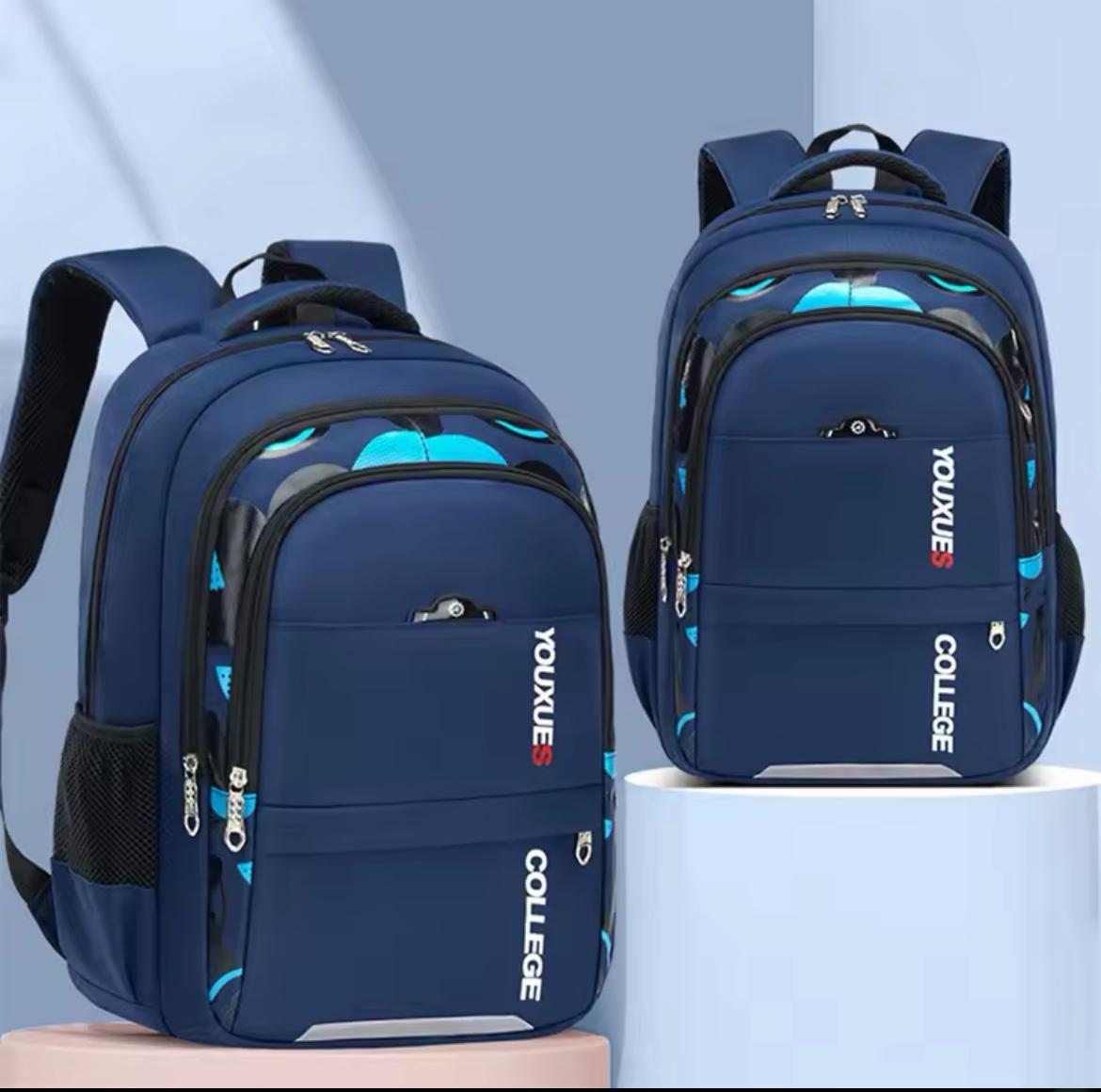 Large Waterproof School Backpack for Kids - Black or Pink