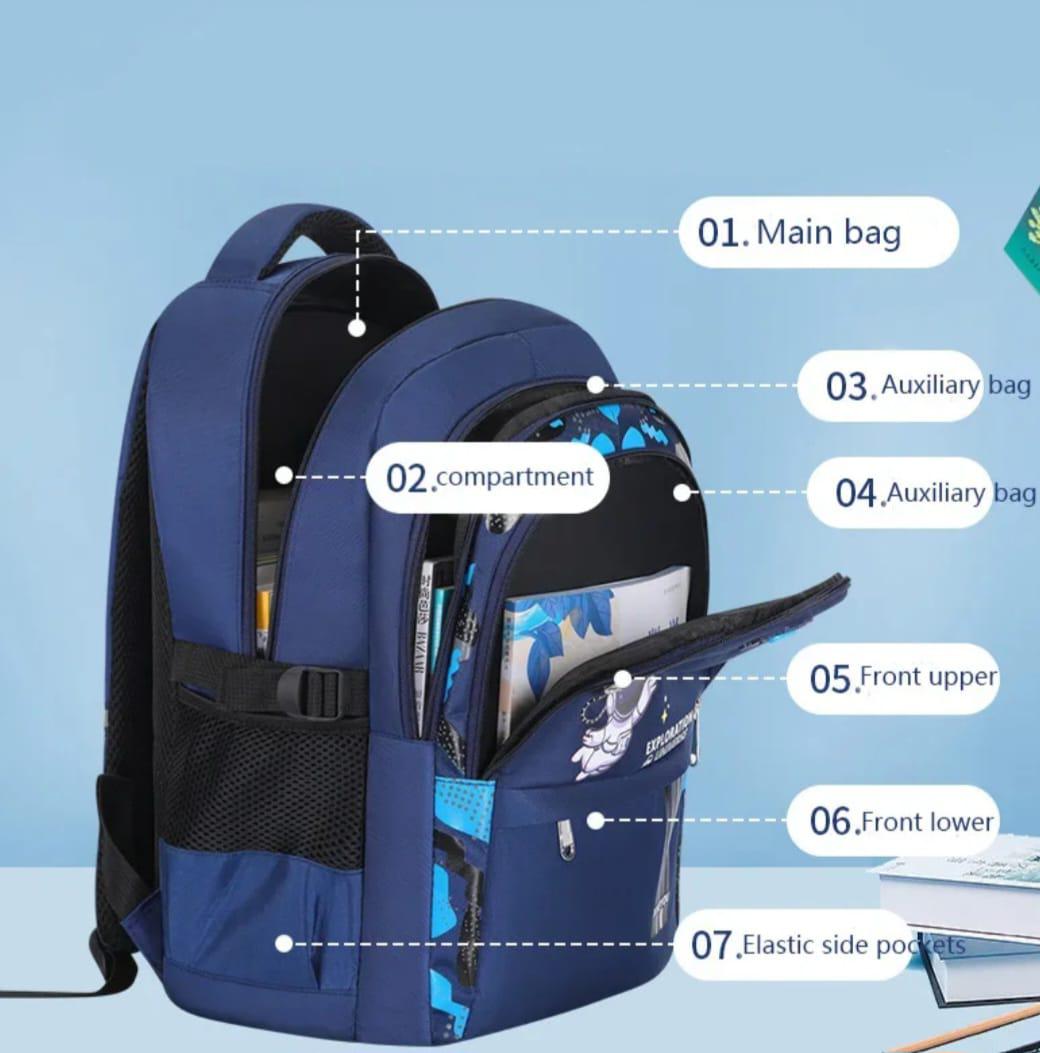 Waterproof Kids Astronaut Backpack for Boys and Girls