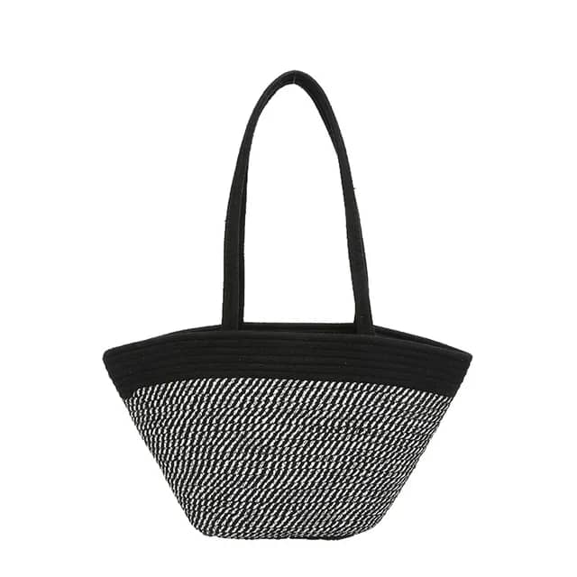 Spacious Straw Woven Tote Bag
