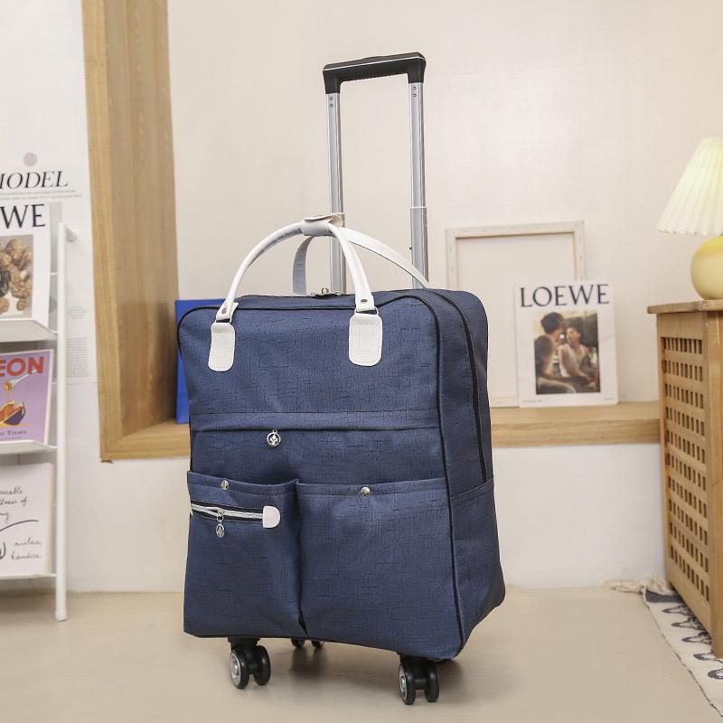 Travel Trolley Bag with Shoulder Strap and 4 Wheels