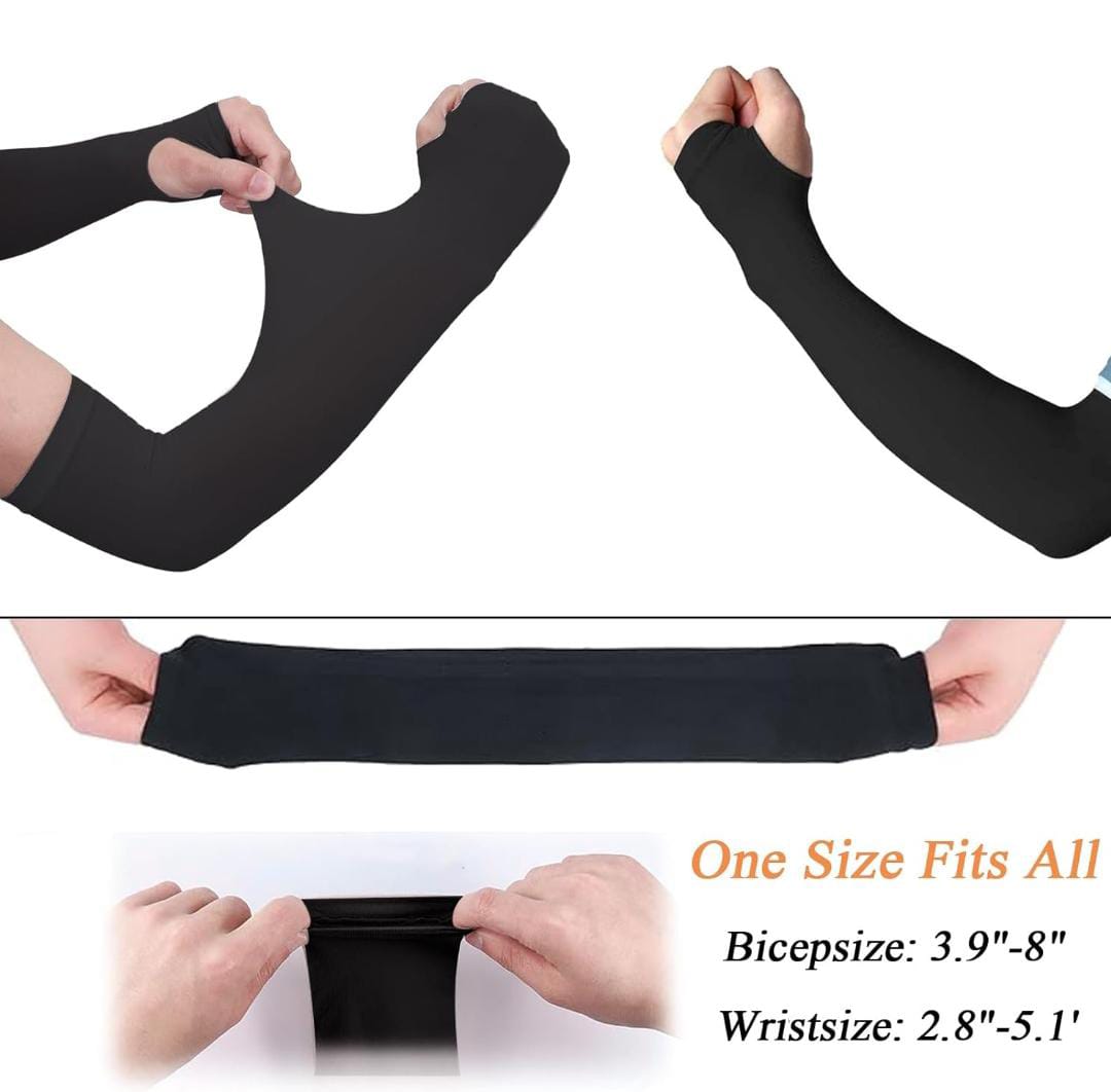 UV Protection Arm Sleeves for Men and Women - Sun Protection for Outdoor Sports