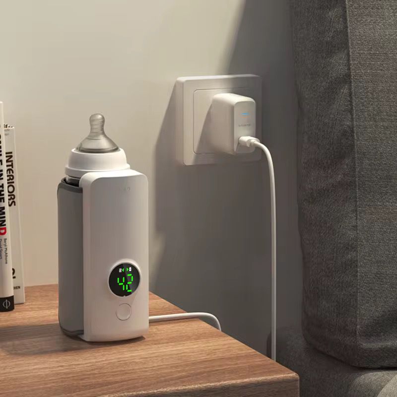 Rechargeable Portable Travel Bottle Warmer - Black
