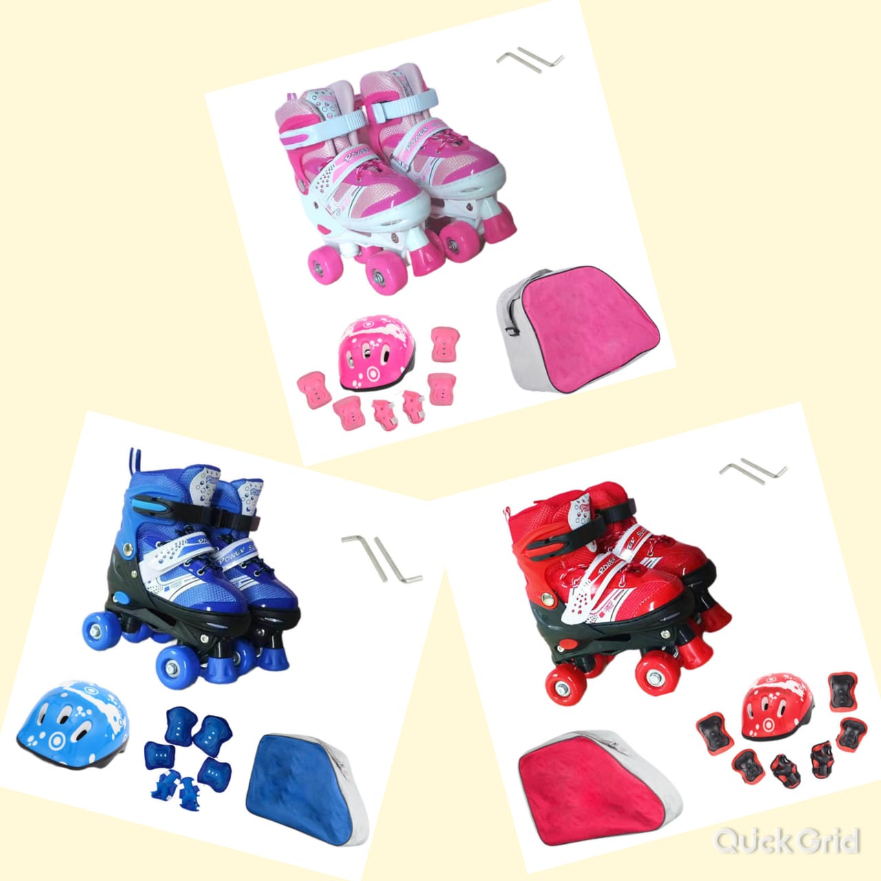 Skate Shoes and Protective Gear Set for Kids