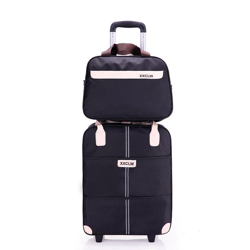 2 in 1 Water-Resistant Travel Trolley Bags
