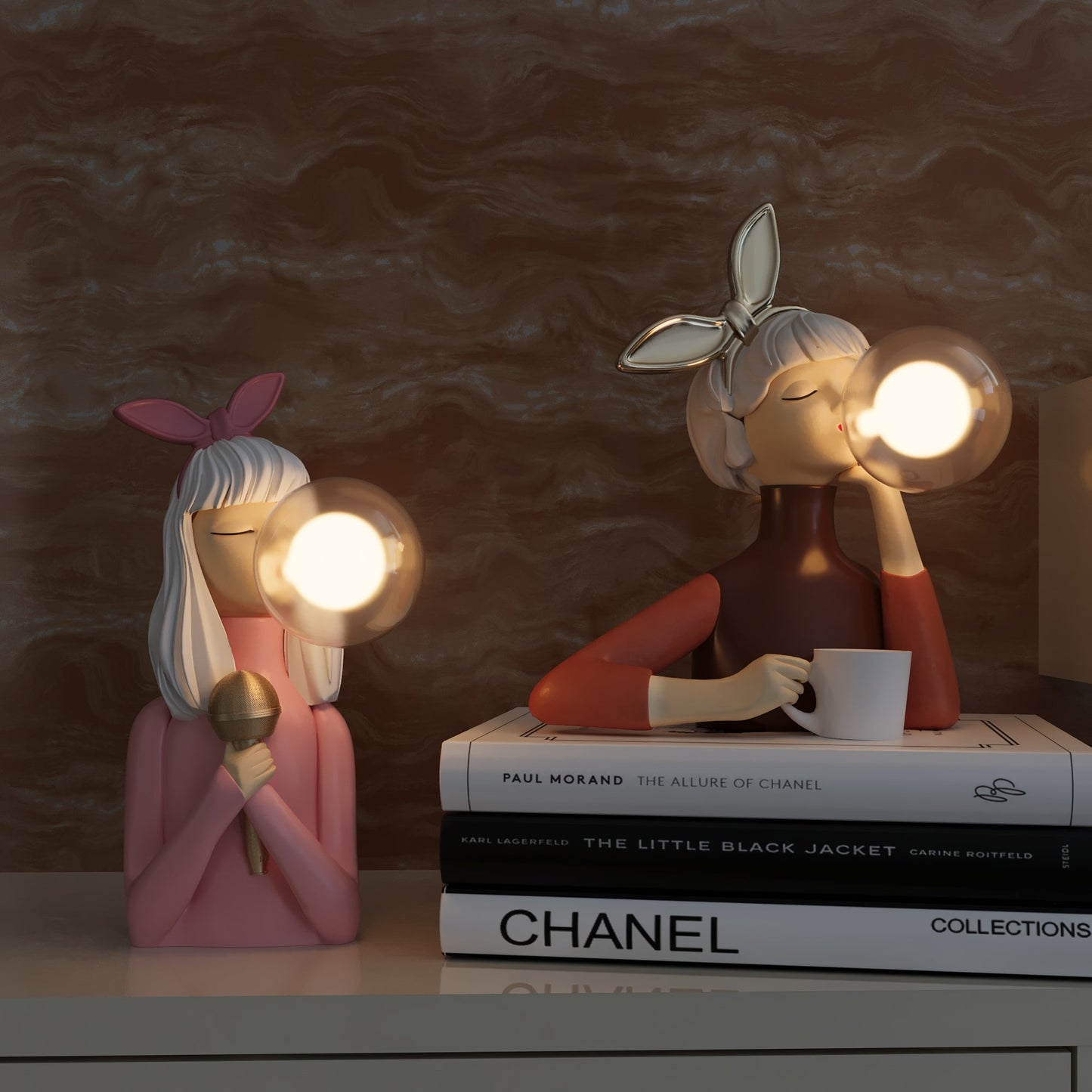 Handcrafted Modern Table Lamp with Warm Glow