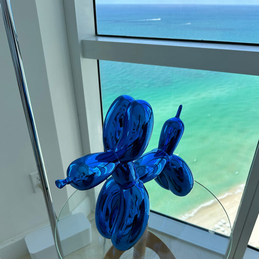 Resin Balloon Dog Sculpture Art Piece