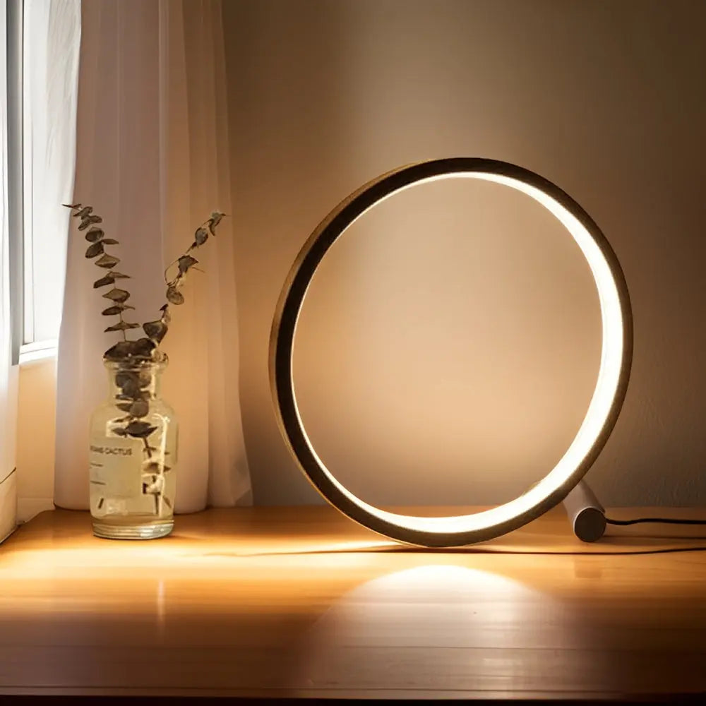 Touch-Sensitive LED Table Lamp with Adjustable Brightness
