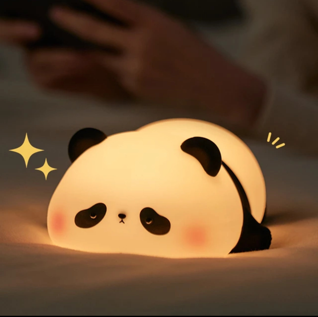 Colorful LED Panda Night Light for Kids