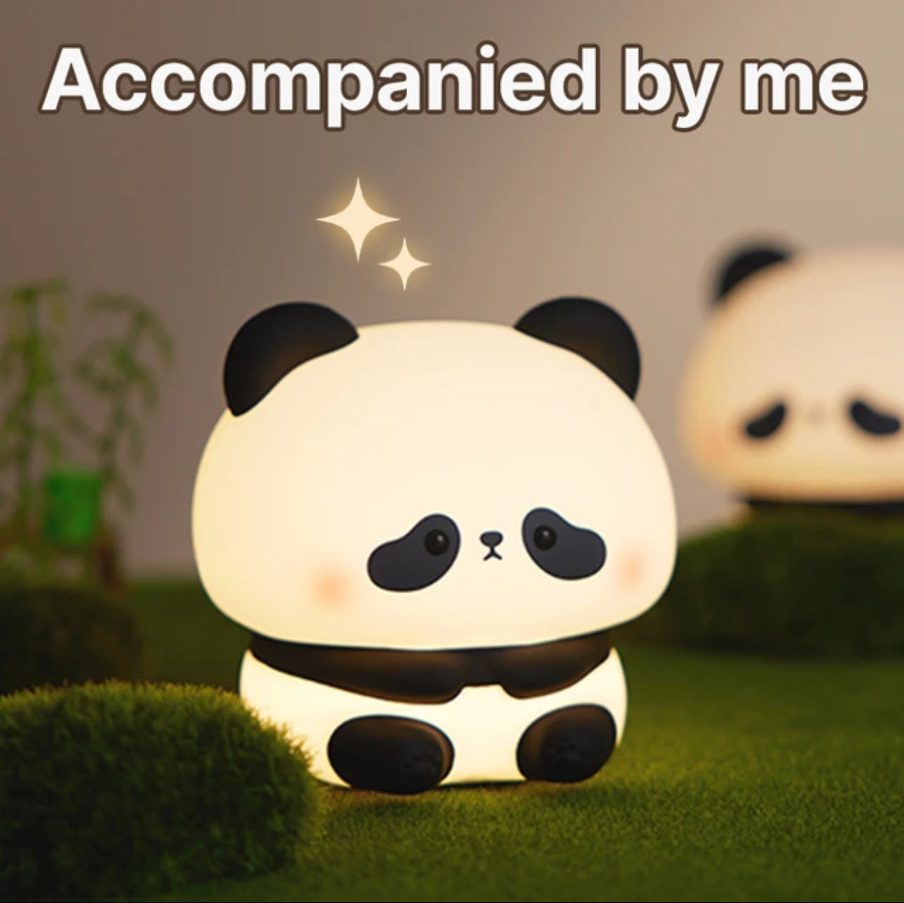 Colorful LED Panda Night Light for Kids