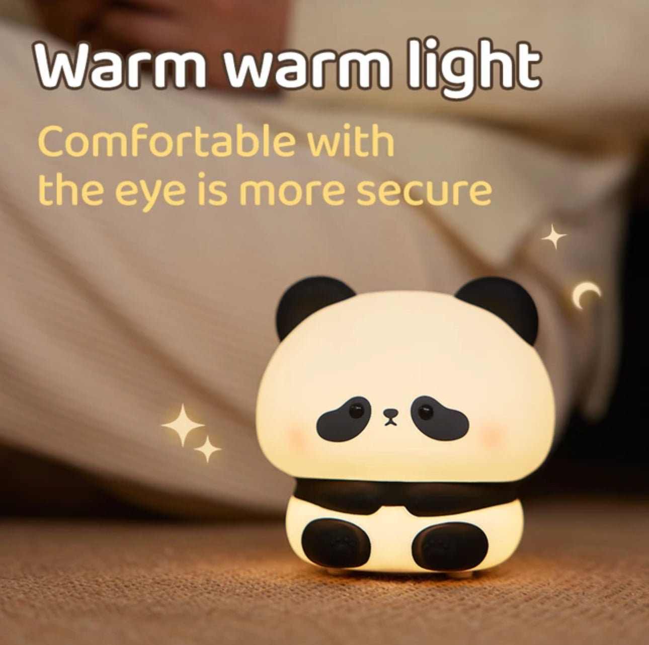 Colorful LED Panda Night Light for Kids