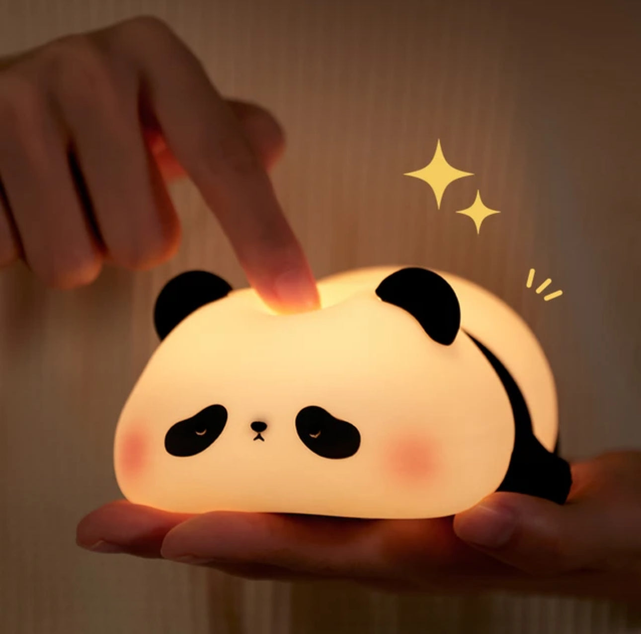 Colorful LED Panda Night Light for Kids