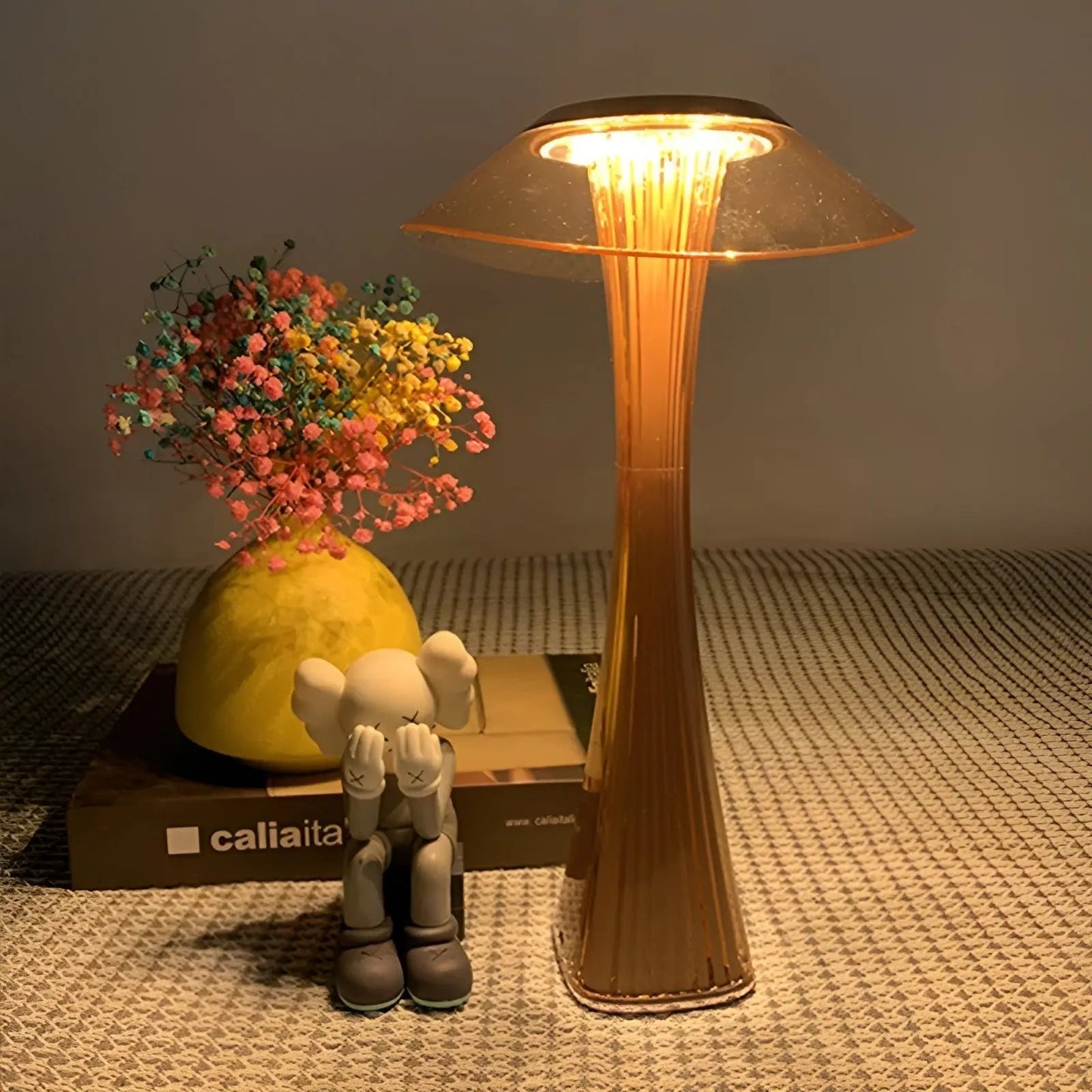 Rechargeable Touch Control Table Lamp with Adjustable Ambiance