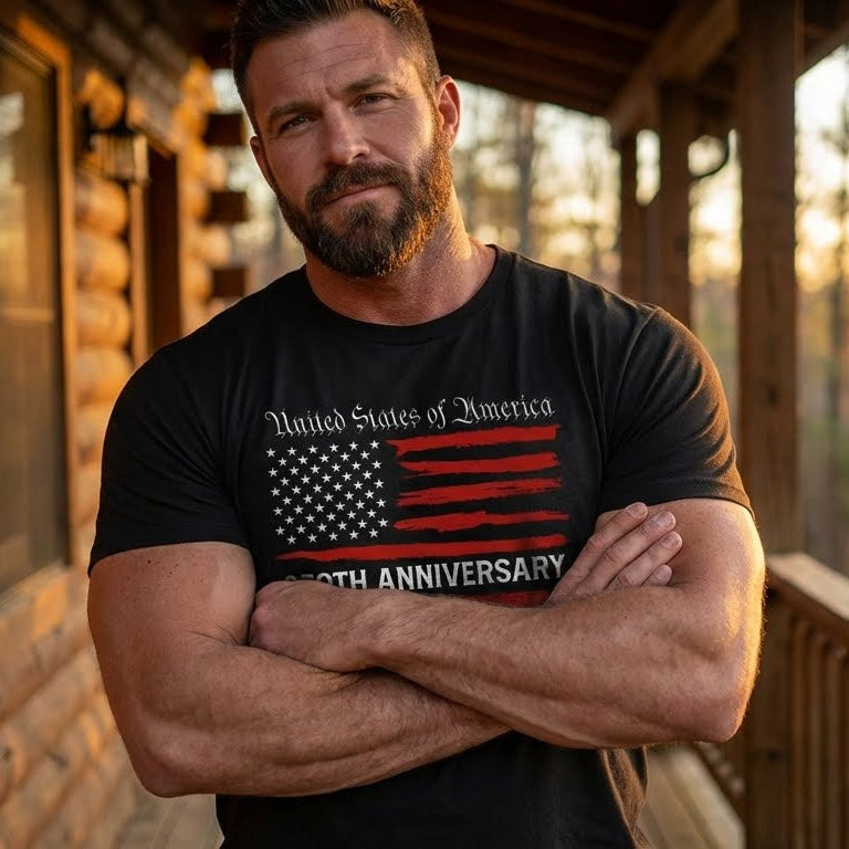 Patriotic Unisex T-Shirt for America's 250th Anniversary