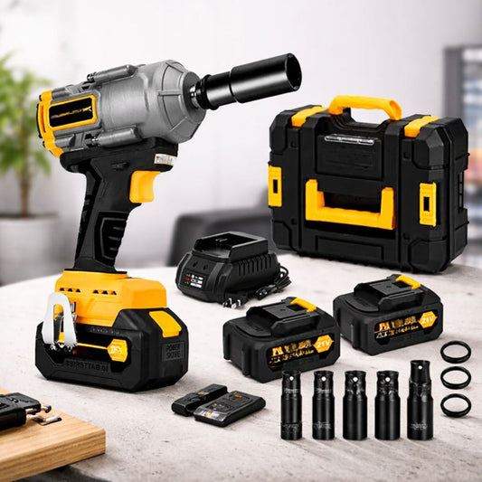 Cordless High Torque Brushless Impact Wrench with LED Light