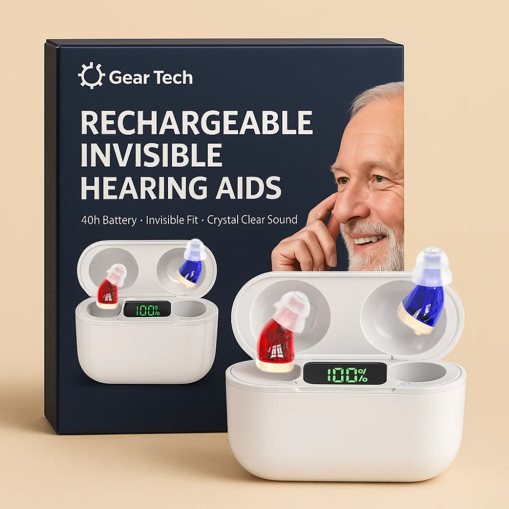 In-Ear Rechargeable Hearing Aids with Clear Sound