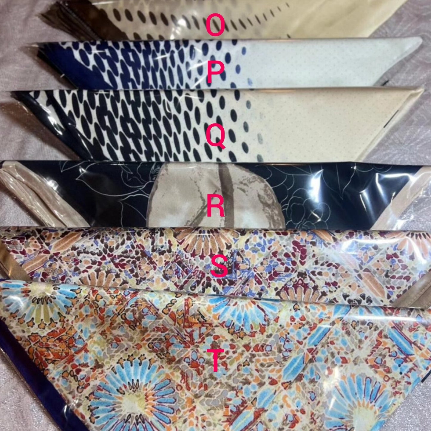 Women's Silk Satin Square Scarf 70x70cm