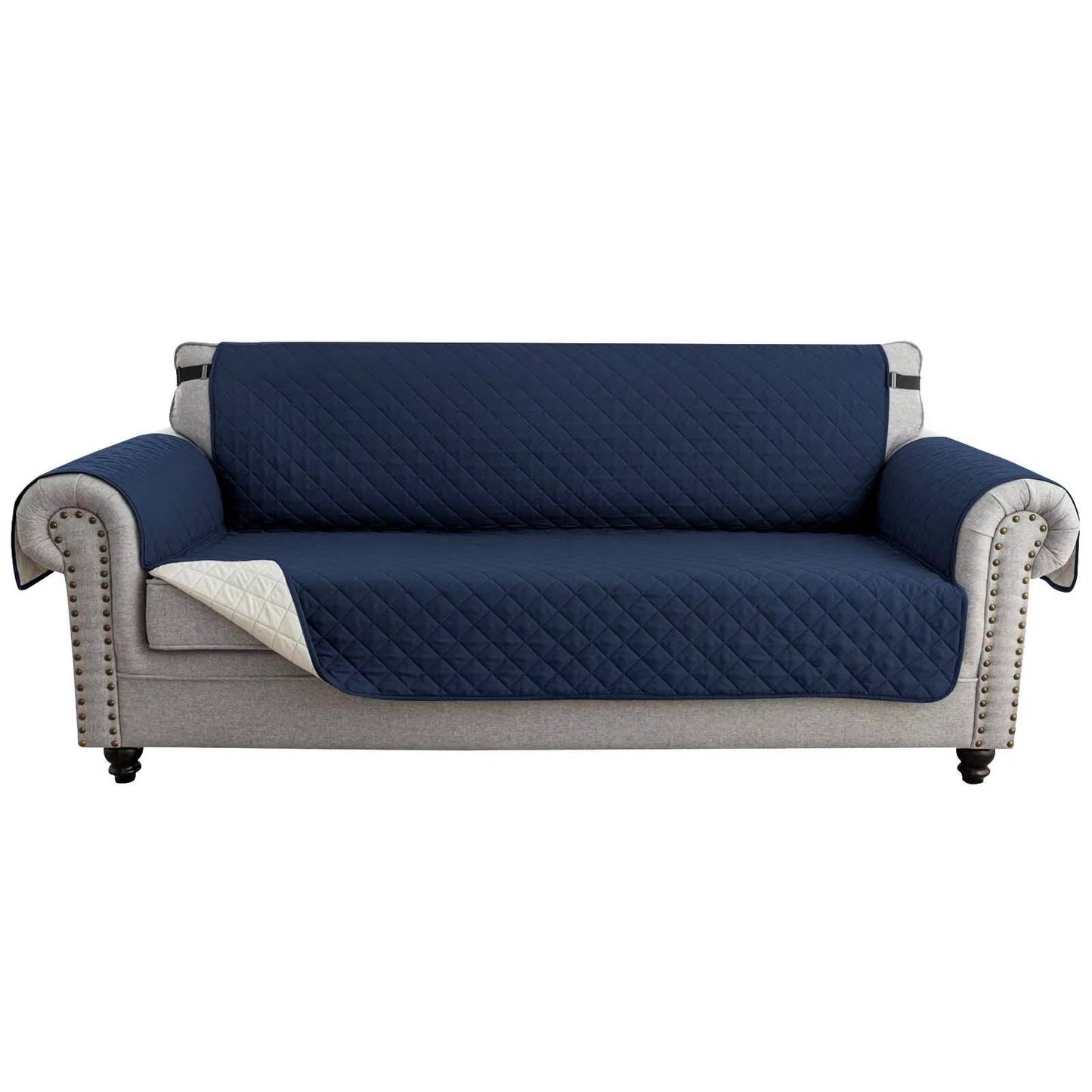Reversible Water Resistant Sofa Cover for 3 Cushion Couch