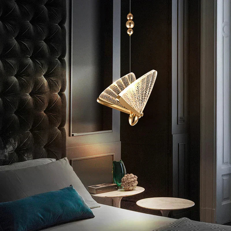 Butterfly Pendant Light - Elegant Metal Design