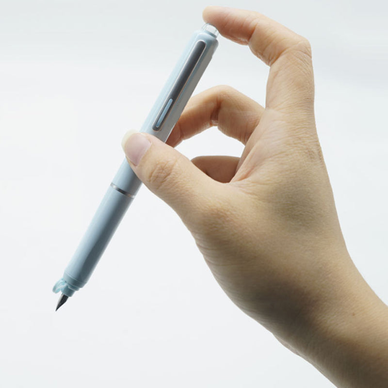 Retractable Fine Tip Fountain Pen with Stainless Steel Tip