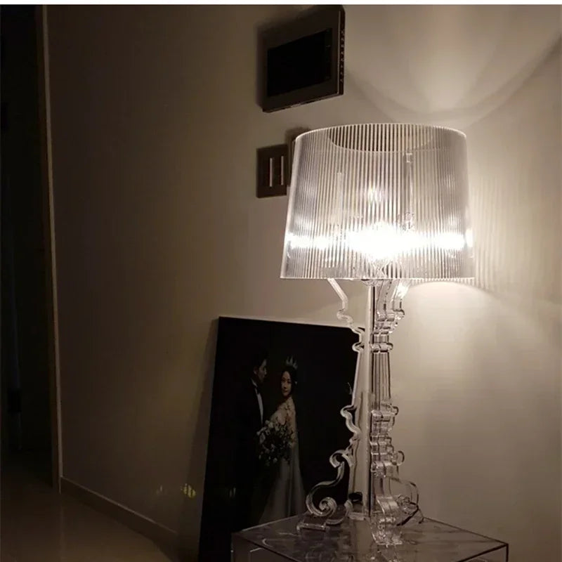Elegant Glamorous Table Lamp with Soft Ambient Lighting