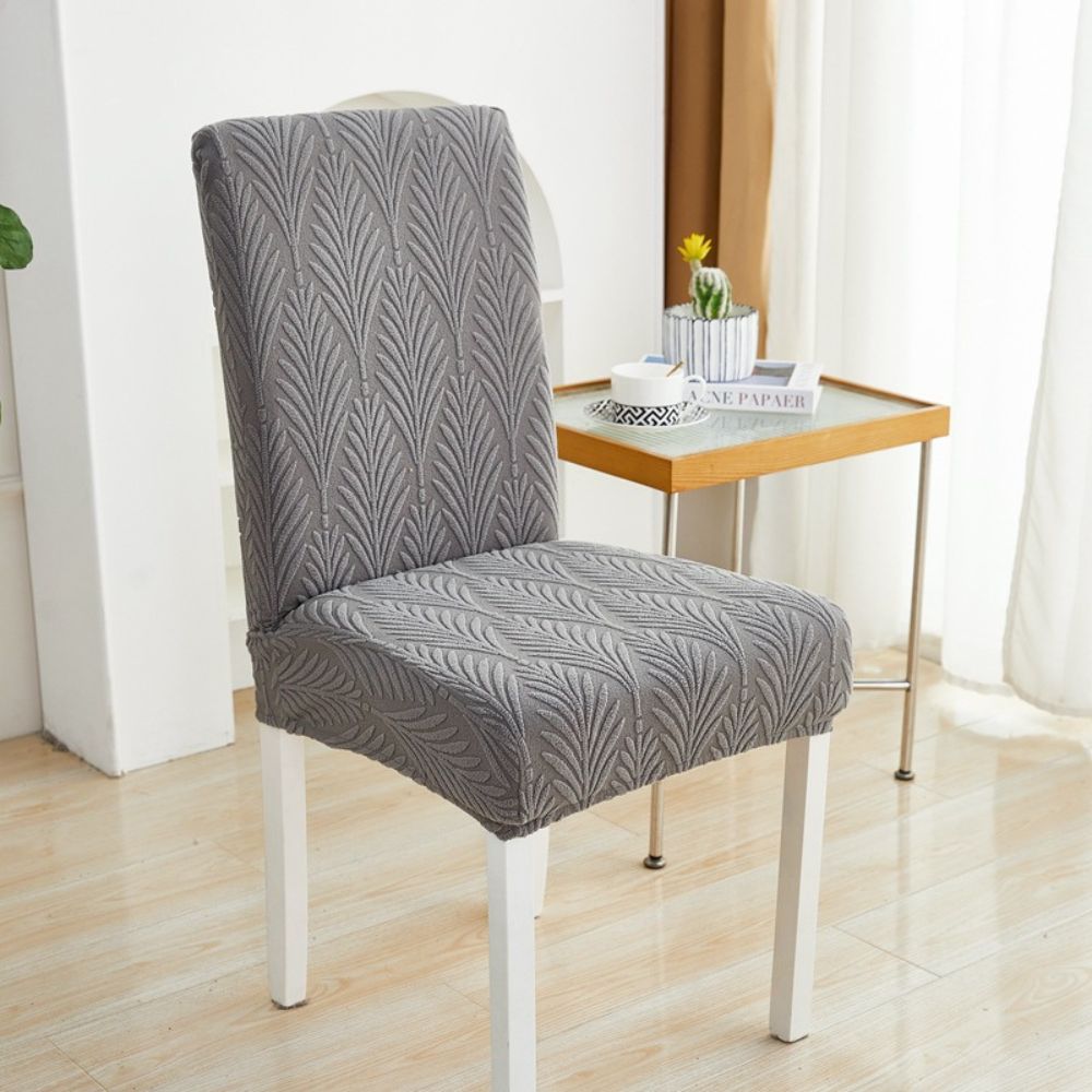 Elastic Jacquard Dining Chair Cover for Stain Protection