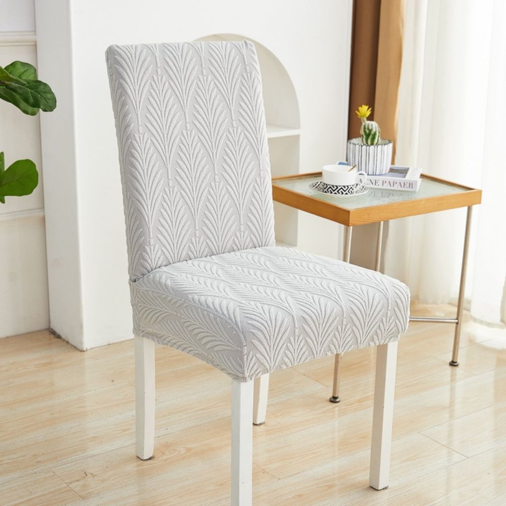 Elastic Jacquard Dining Chair Cover for Stain Protection