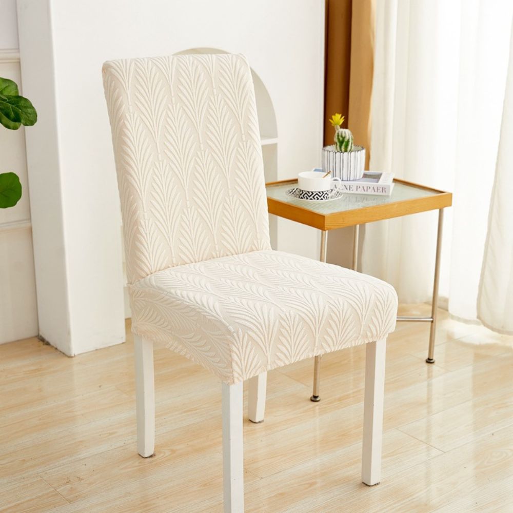 Elastic Jacquard Dining Chair Cover for Stain Protection