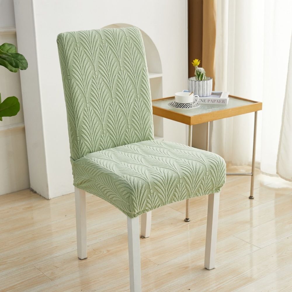 Elastic Jacquard Dining Chair Cover for Stain Protection