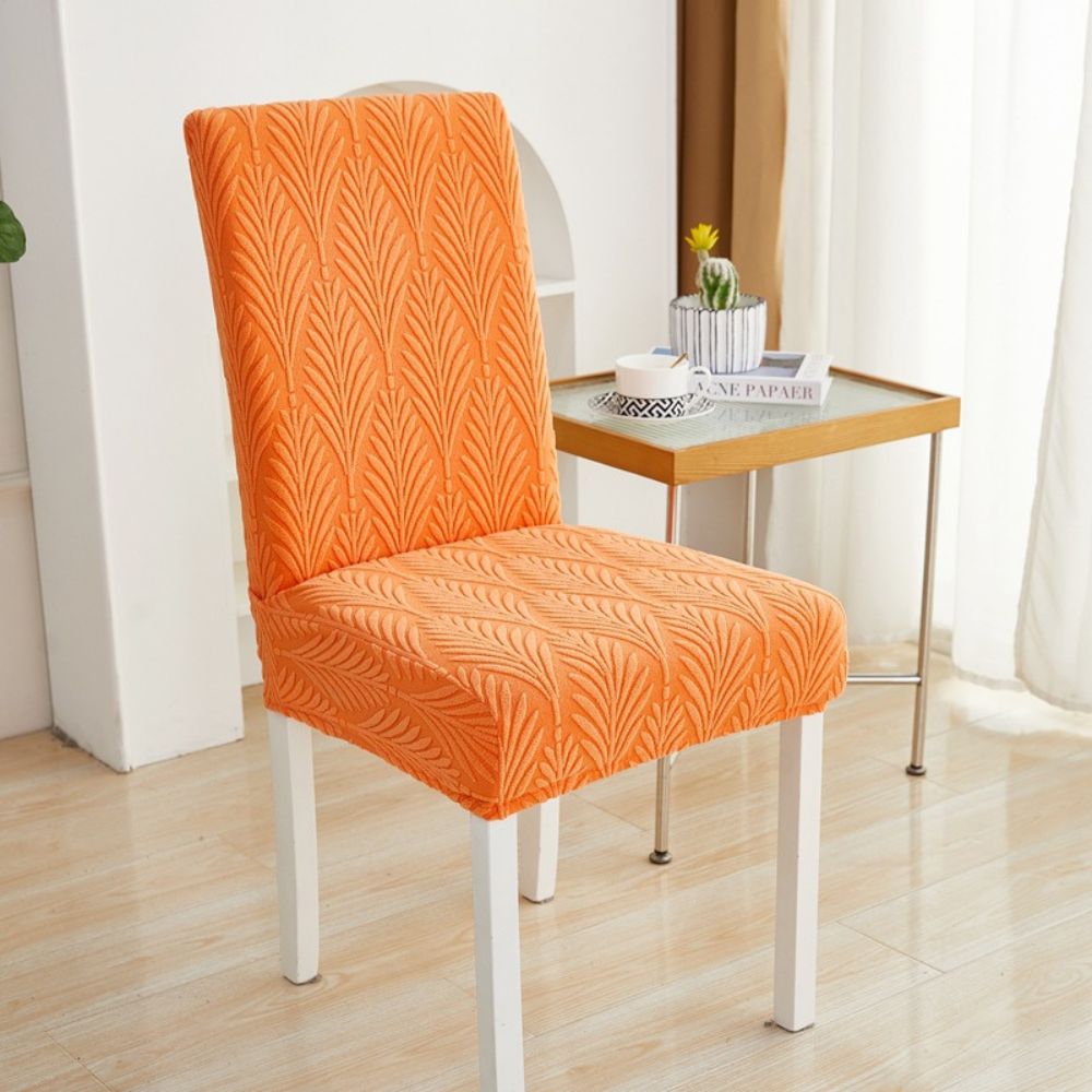 Elastic Jacquard Dining Chair Cover for Stain Protection