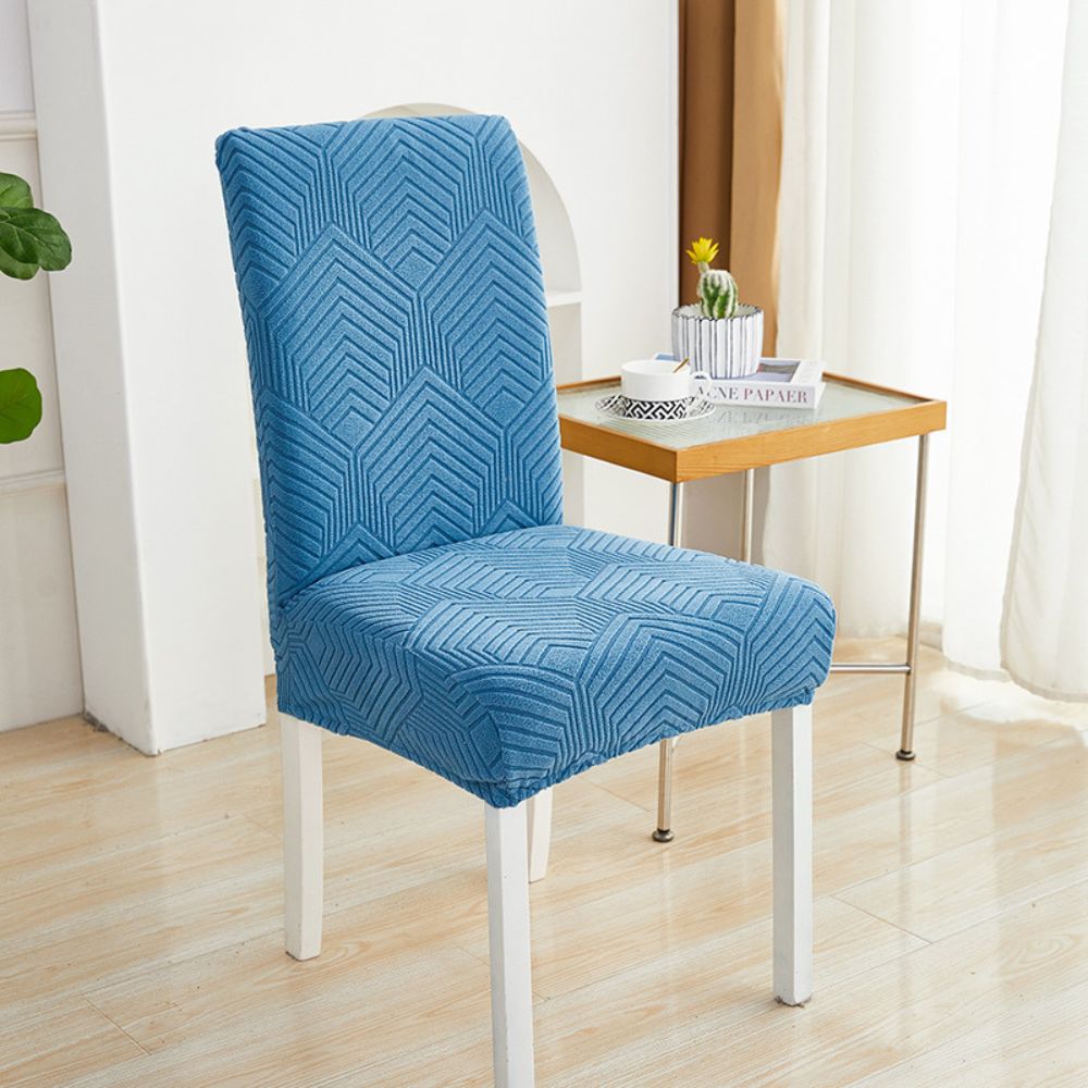 Elastic Jacquard Dining Chair Cover for Stain Protection
