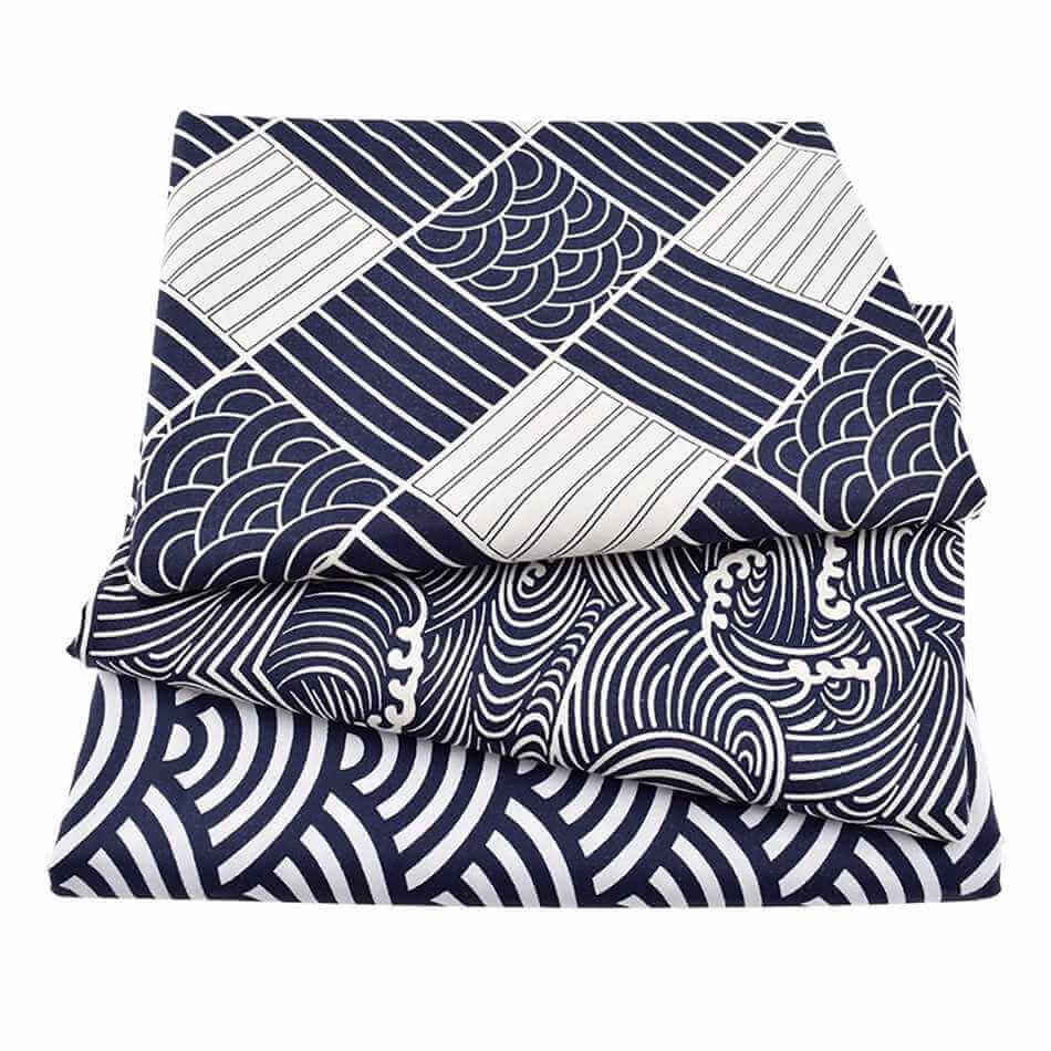 Japanese Linen Tablecloth in Elegant Rectangular Design