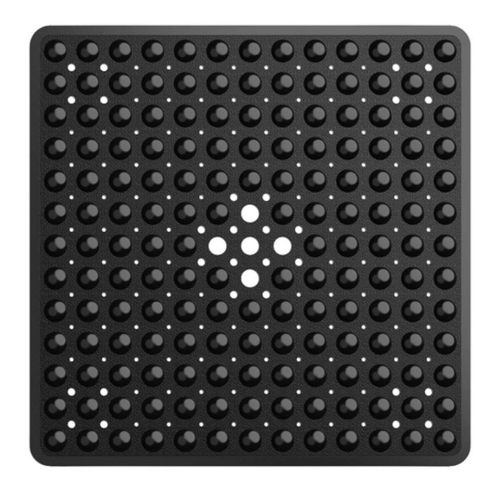 Non-Slip Square Shower Mat with Suction Cups