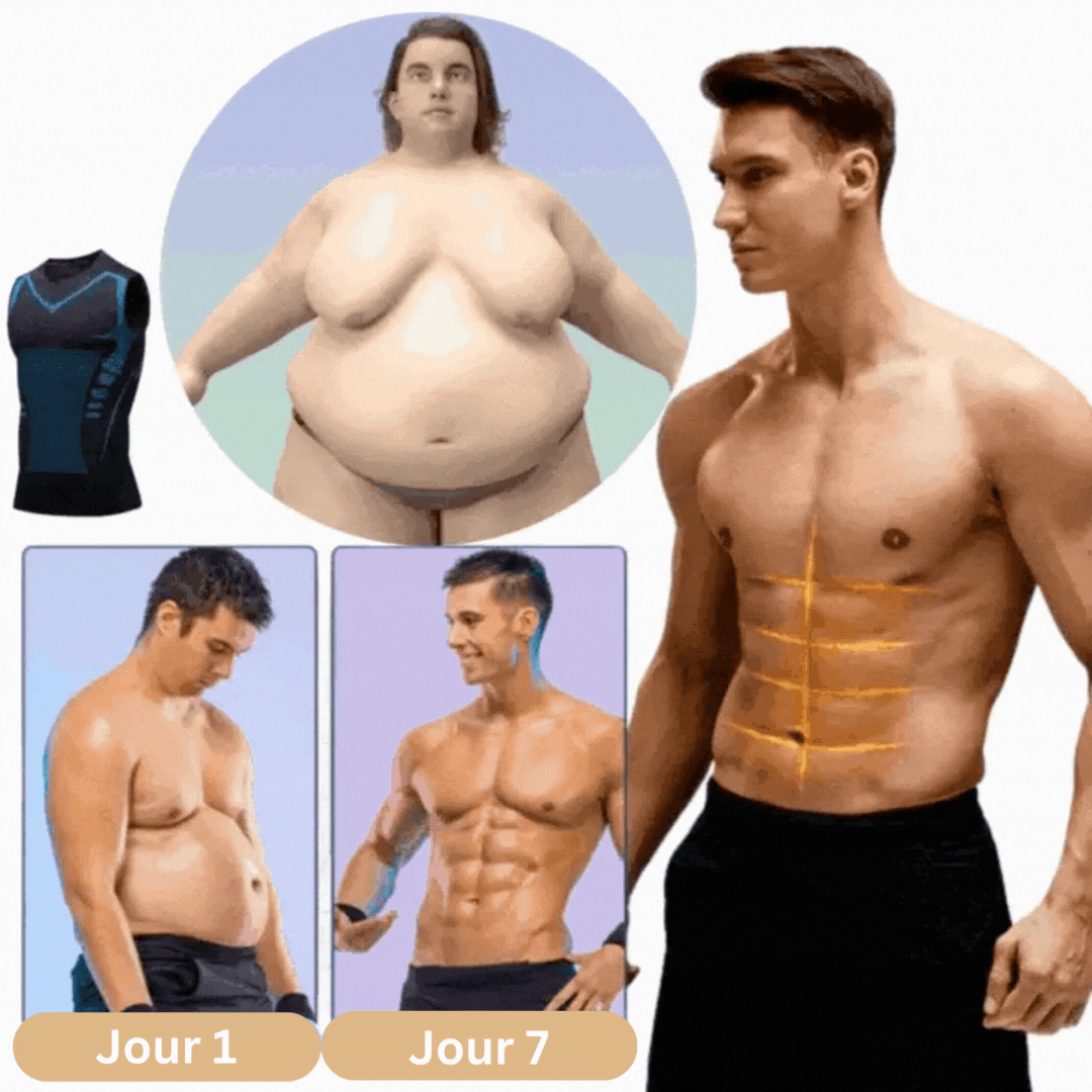 Ionic Body Shaping Fitness Vest for Posture and Sweat