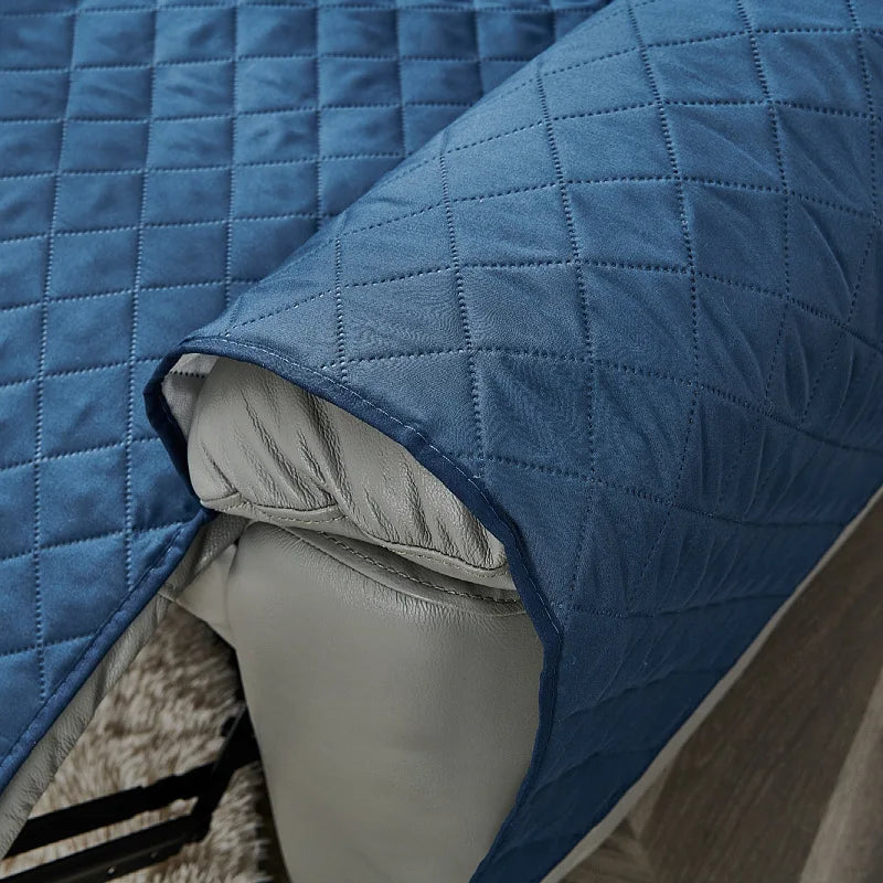 Microfiber Armchair Cover with Anti-Slip Protection and Water Resistance