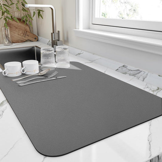 Quick-Dry Diatomaceous Kitchen Drying Mat
