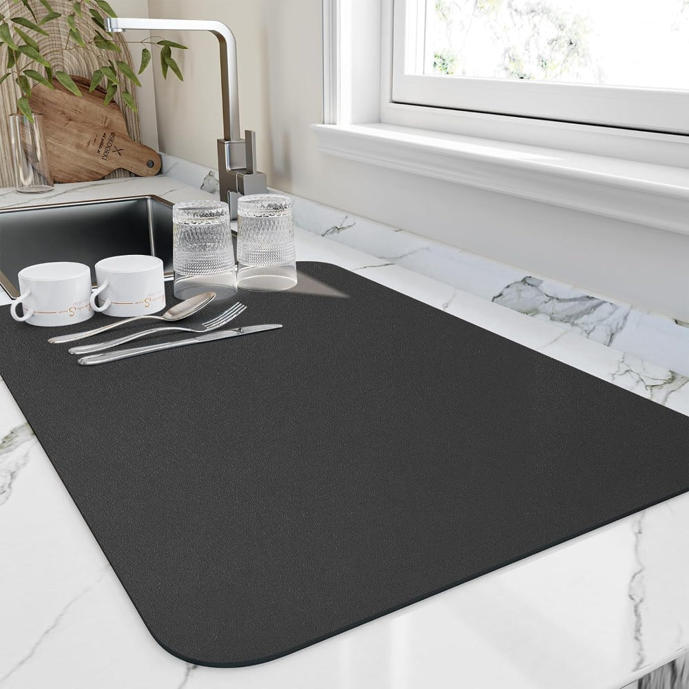 Quick-Dry Diatomaceous Kitchen Drying Mat