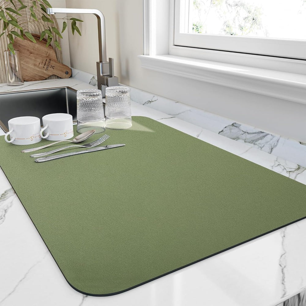 Quick-Dry Diatomaceous Kitchen Drying Mat