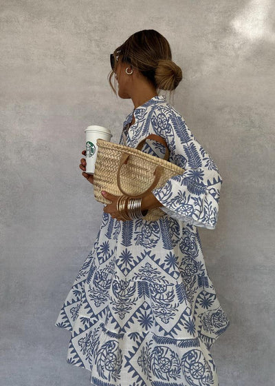 ANJIE - Relaxed Boho Tunic Dress