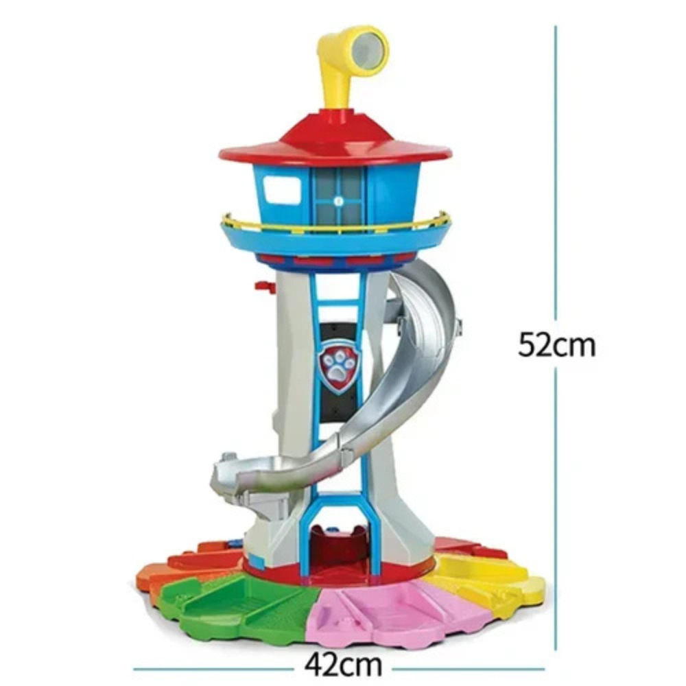 Kids Slide Tower Playset with Toy Cars and Figures