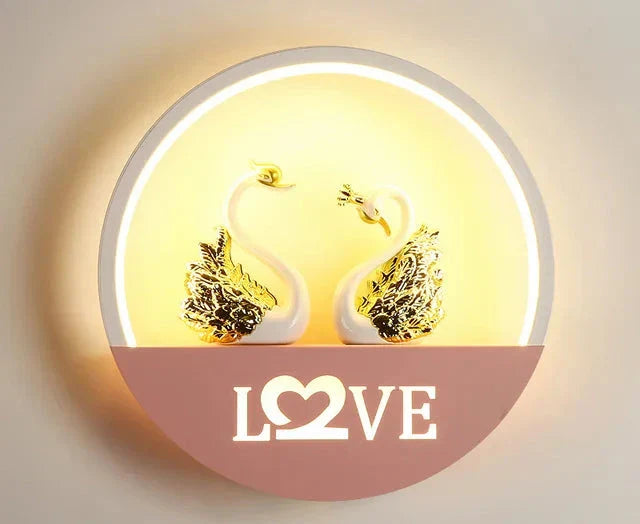 Creative LED Night Light Wall Lamp for Children's Room