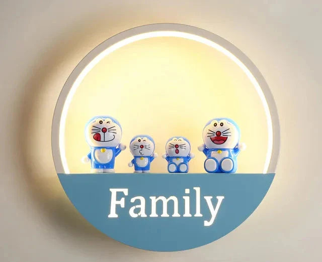 Creative LED Night Light Wall Lamp for Children's Room