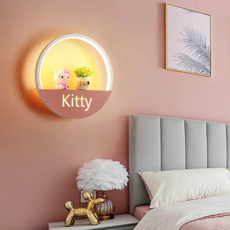 Creative LED Night Light Wall Lamp for Children's Room