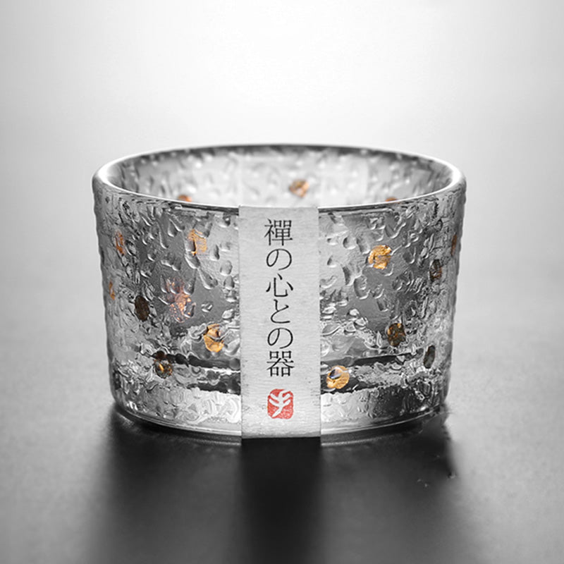 Handcrafted Gold Leaf Japanese Whiskey Glasses