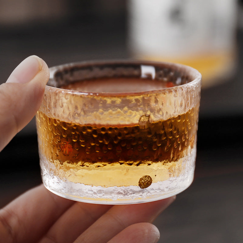Handcrafted Gold Leaf Japanese Whiskey Glasses