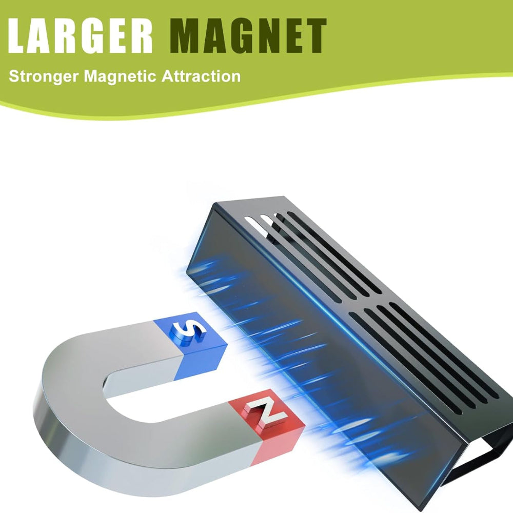 Magnetic Carbon Steel Refrigerator Spice Organizer Shelf