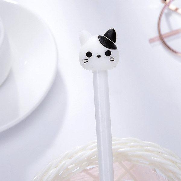 Kitten Head and Paw Gel Ink Pens