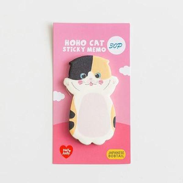 Kitty Sticky Note Memo Pad - 8 Cat Designs