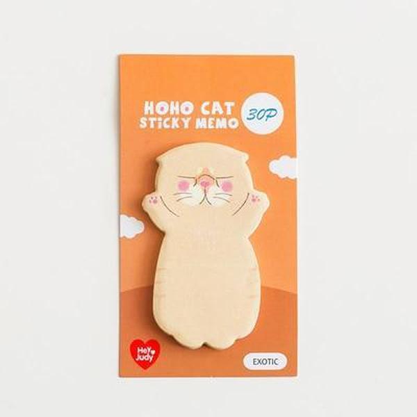 Kitty Sticky Note Memo Pad - 8 Cat Designs