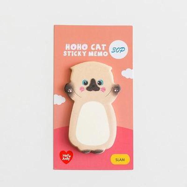 Kitty Sticky Note Memo Pad - 8 Cat Designs